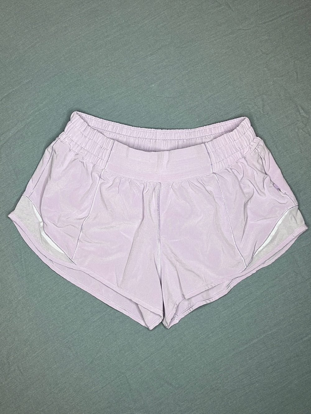lululemon athletica Lavender Run Short with Elastic Waist